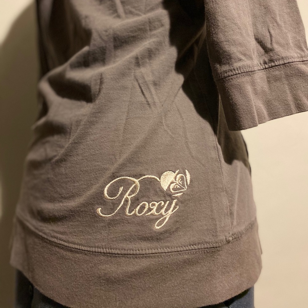 Vintage ROXY 3/4 sleeve hoodie